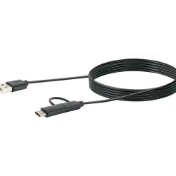 USB 3.1 A-kabel C St./2.0 Micro B St -2.0 A St. 1m sw ^ Schwaiger New