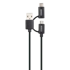USB 3.1 A-kabel C St./2.0 Micro B St -2.0 A St. 1m sw ^ Schwaiger New