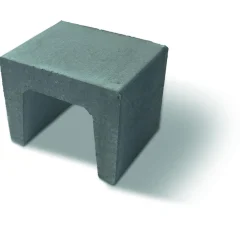 U-Stein-Ecke anthrazit 40/40/40 cm ^ Diephaus Hot