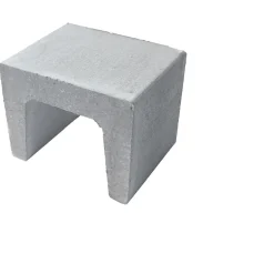 U-Stein-Ecke grau 40/40/40 cm ^ Diephaus Best