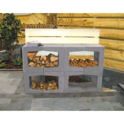 U-Stein grau 40/40/40 cm ^ Diephaus Hot