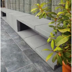 U-Stein grau 40/40/40 cm ^ Diephaus Hot