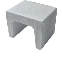 U-Stein grau 40/40/40 cm ^ Diephaus Hot