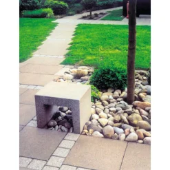 U-Stein grau 40/40/40 cm ^ Diephaus Hot