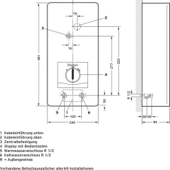 elekt. Durchlaufe. VEDE 18/8PRO18kw ^ Vaillant Discount