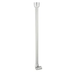 Deckenstütze für 25 mm Duschgestänge 55 cm eloxal Aluminium ^ Valblue Best