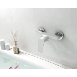 Duscharmatur Nantes chrom/ weiß ^ Valblue Outlet