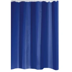 Duschvorhang Universal Folie 180 x 200 cm ultramarinblau ^ Valblue Best