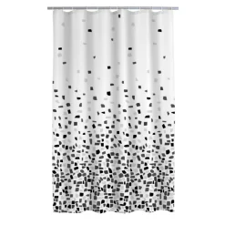 Duschvorhang Zelda 180x200 cm schwarz ^ Valblue Online