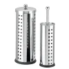 Ersatzrollenhalter und WC-Bürstengarnitur silber ^ Valblue Sale