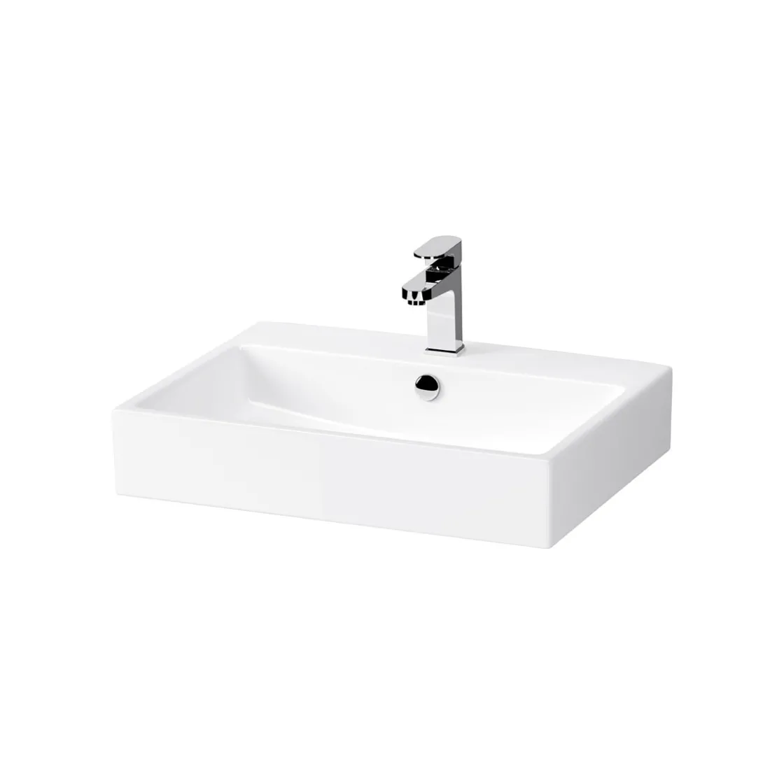 Keramik-Waschtisch Austin 60 x 46 x 16 cm ^ Valblue