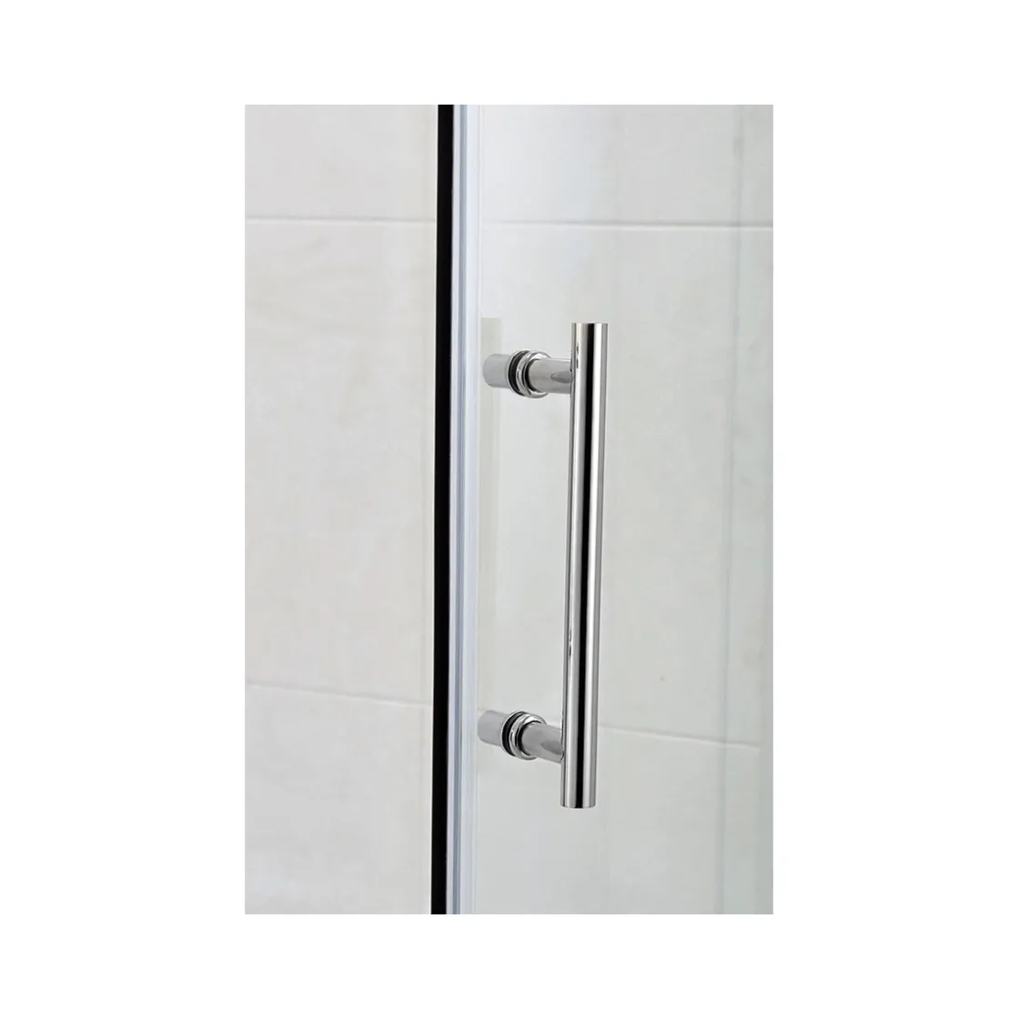 Runddusche Ronda für Duschwanne mit 550 mm Radius chromoptik ^ Valblue