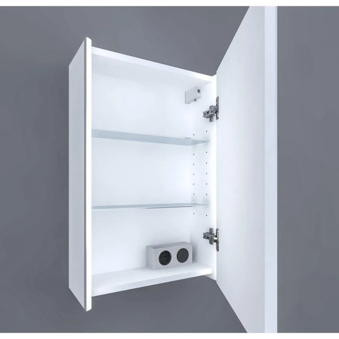 Spiegelschrank Tomi 50 cm ^ Valblue Clearance
