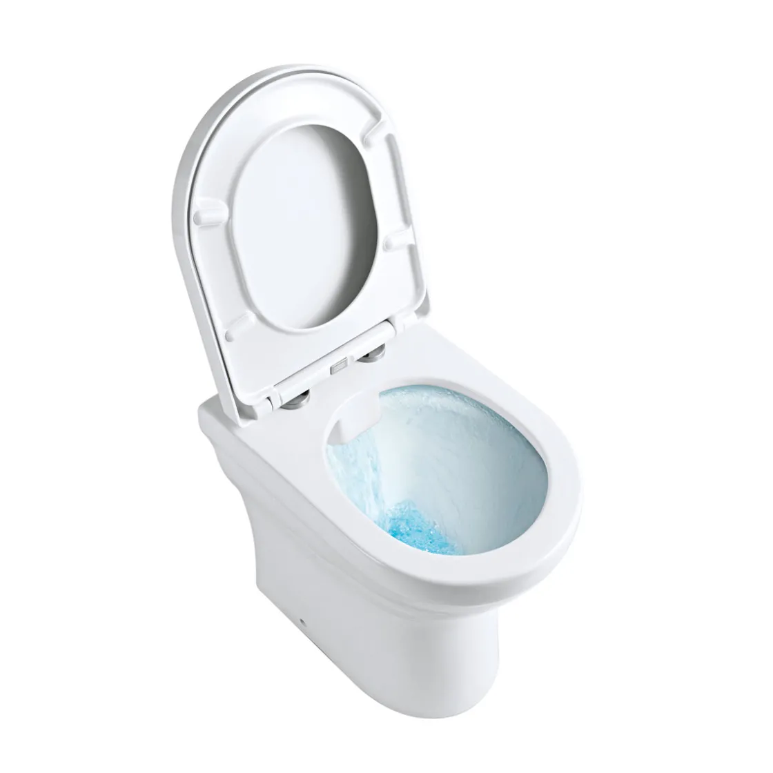 Spülrandloses Stand WC-Set erhöht und 7 cm 3-tlg ^ Valblue Clearance