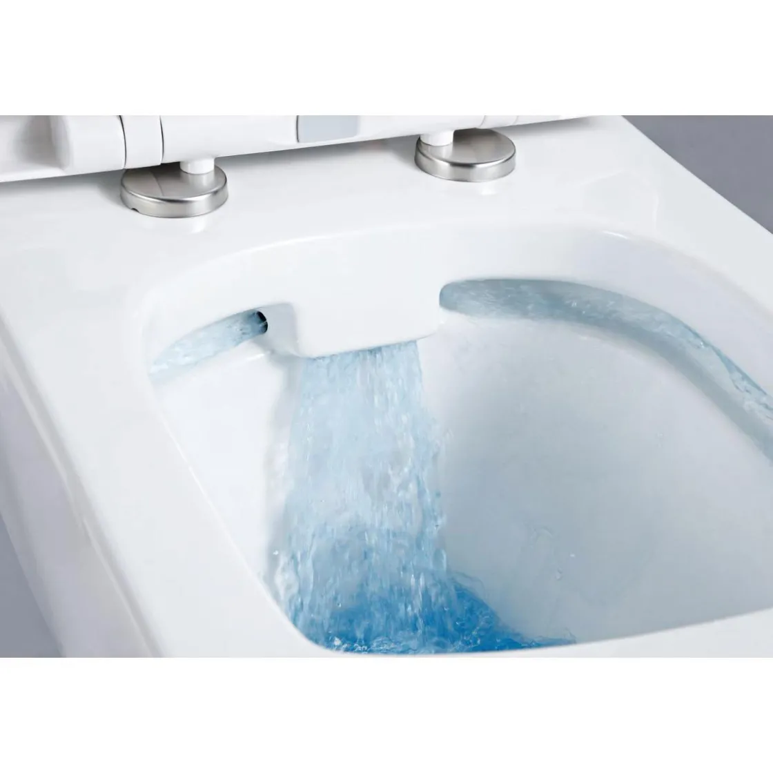 Spülrandloses Wand WC-Set 3- teilig eckig ^ Valblue Sale