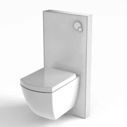Spülrandloses Wand WC-Set 3- teilig eckig ^ Valblue Sale