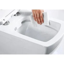 Spülrandloses Wand WC-Set 3- teilig eckig ^ Valblue Sale