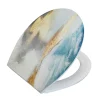 WC-Sitz Art Curving Print Durop.; Absenkautomatik, abehmbar per Knopfdruck ^ Valblue Discount