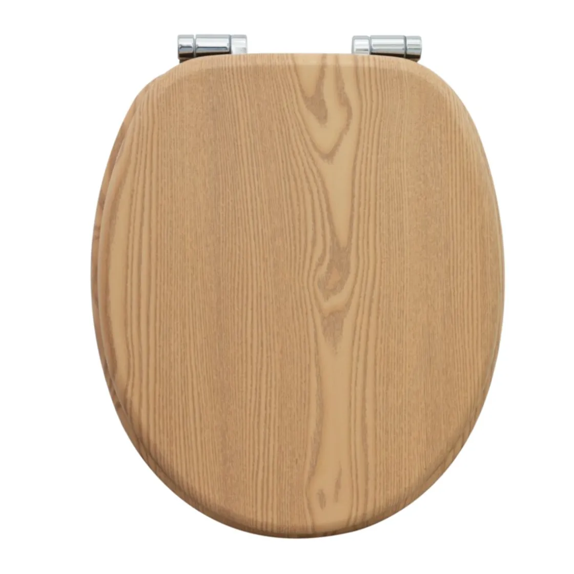 WC-Sitz Oak NB MDF-Holzkern, Absenkautomatik, Metallscharniere verchromt ^ Valblue Discount