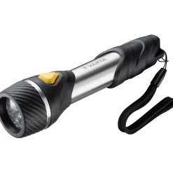 LED-Taschenlampe Day Light Multi LED F20 mit Batterien schwarz ^ Varta Discount