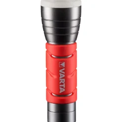 LED-Taschenlampe Outdoor Sports mit Batterien rot ^ Varta Best