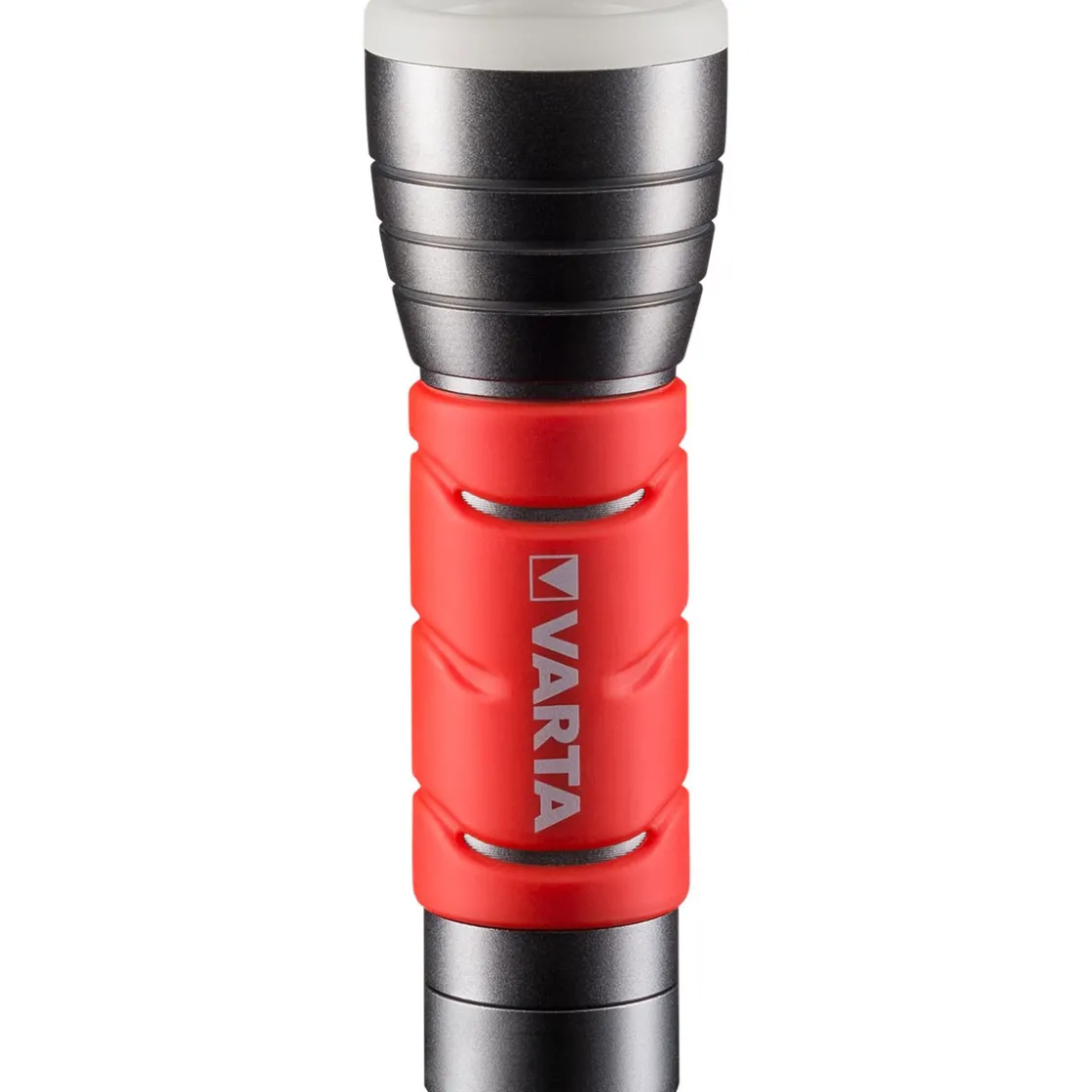 LED-Taschenlampe Outdoor Sports mit Batterien rot ^ Varta Best