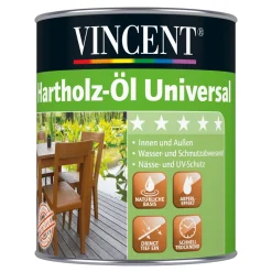 Hartholz-Öl Universal Dunkel 750 ml ^ Vincent