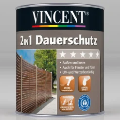 2in1 Dauerschutz Weiß L ^ Vincent New