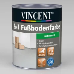 2in1 Fußbodenfarbe RAL 7023 Betongrau L ^ Vincent Hot