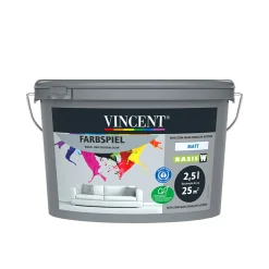 Innenfarbe Farbspiel MIX matt konservierungsmittelfrei 2,5 L ^ Vincent Discount