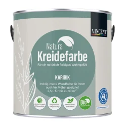 Natura Kreidefarbe Karibik matt 2,5 L ^ Vincent Clearance