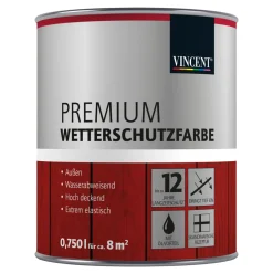 Premium Wetterschutzfarbe Schokobraun L ^ Vincent Outlet