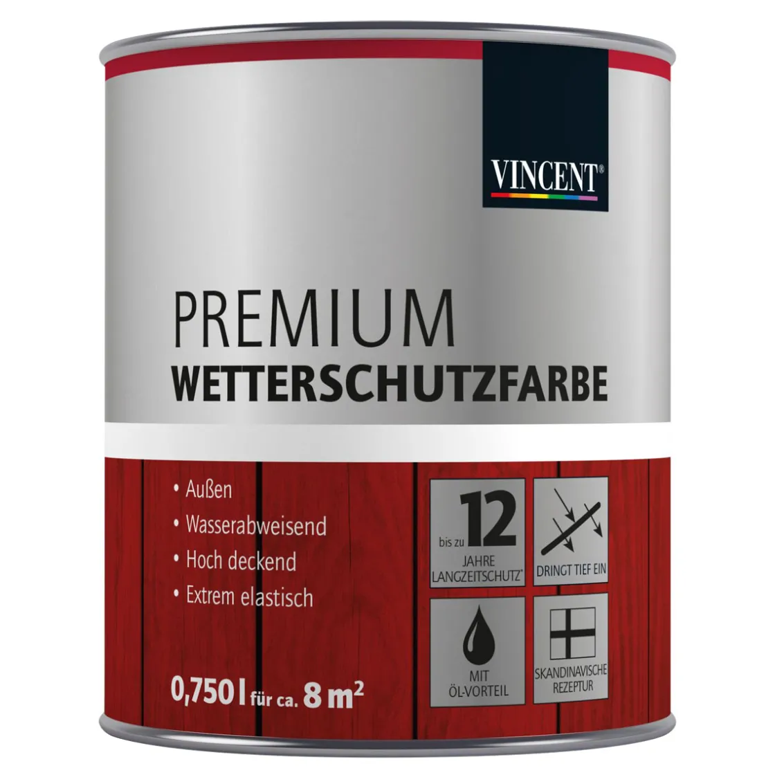 Premium Wetterschutzfarbe Schokobraun L ^ Vincent Outlet