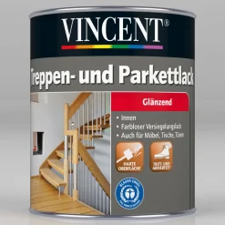 Treppen- und Parkettlack Glänzend L ^ Vincent Best