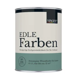 Wandfarbe EDLE Farben Morgenfrische matt 1,0 L ^ Vincent Sale