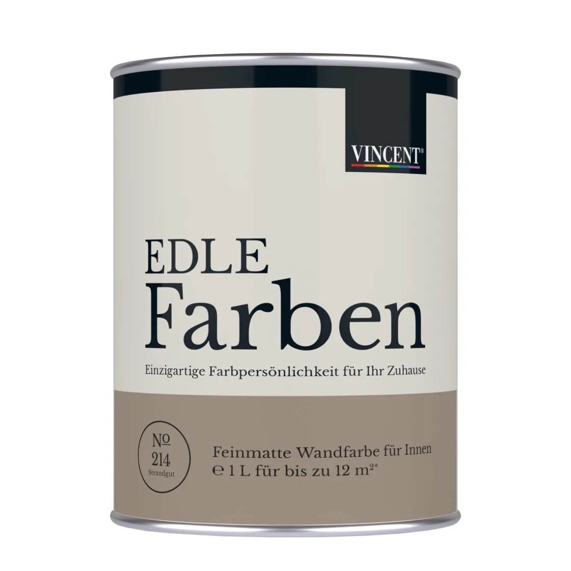 Wandfarbe EDLE Farben Strandgut matt 1,0 L ^ Vincent Online