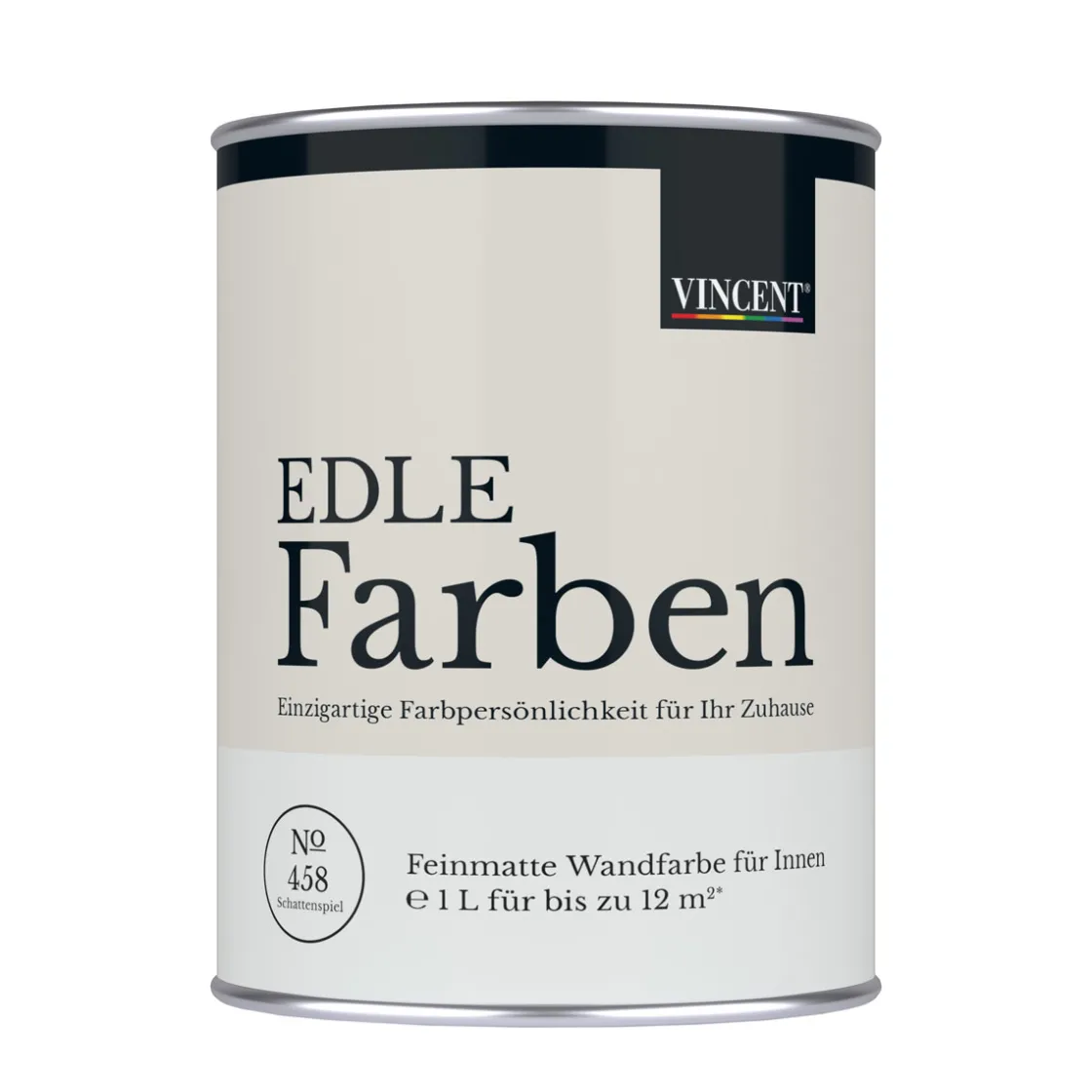Wandfarbe EDLE Farben Schattenspiel matt 1,0 L ^ Vincent New