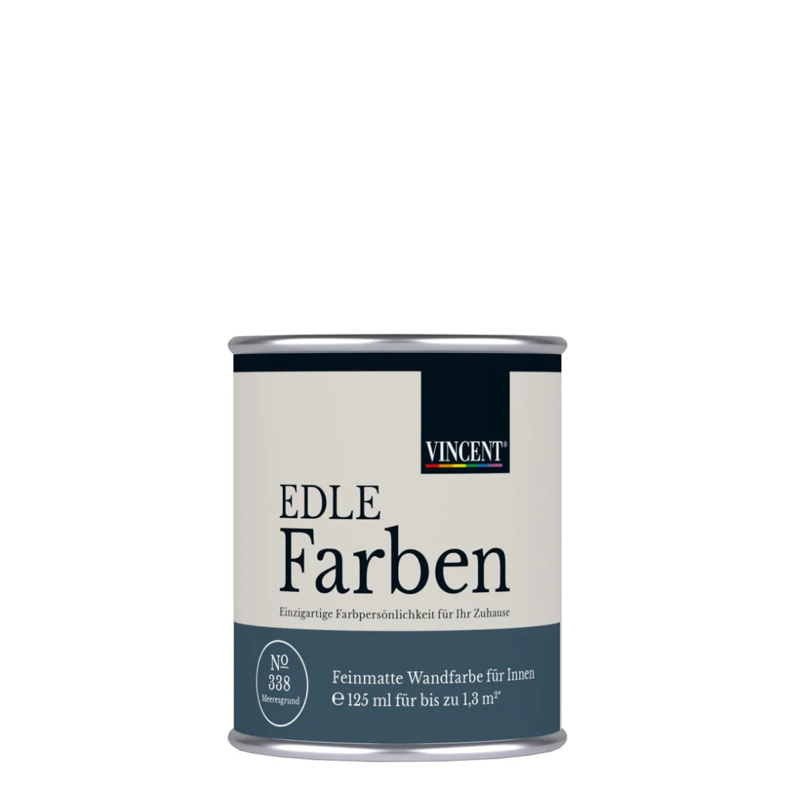 Wandfarbe EDLE Farben Meeresgrund matt 0,125 L ^ Vincent Sale