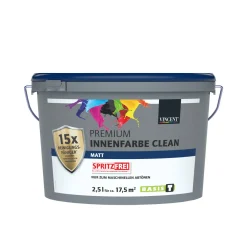 Wandfarbe Premium Innenfarbe Clean Mix it matt L ^ Vincent Sale
