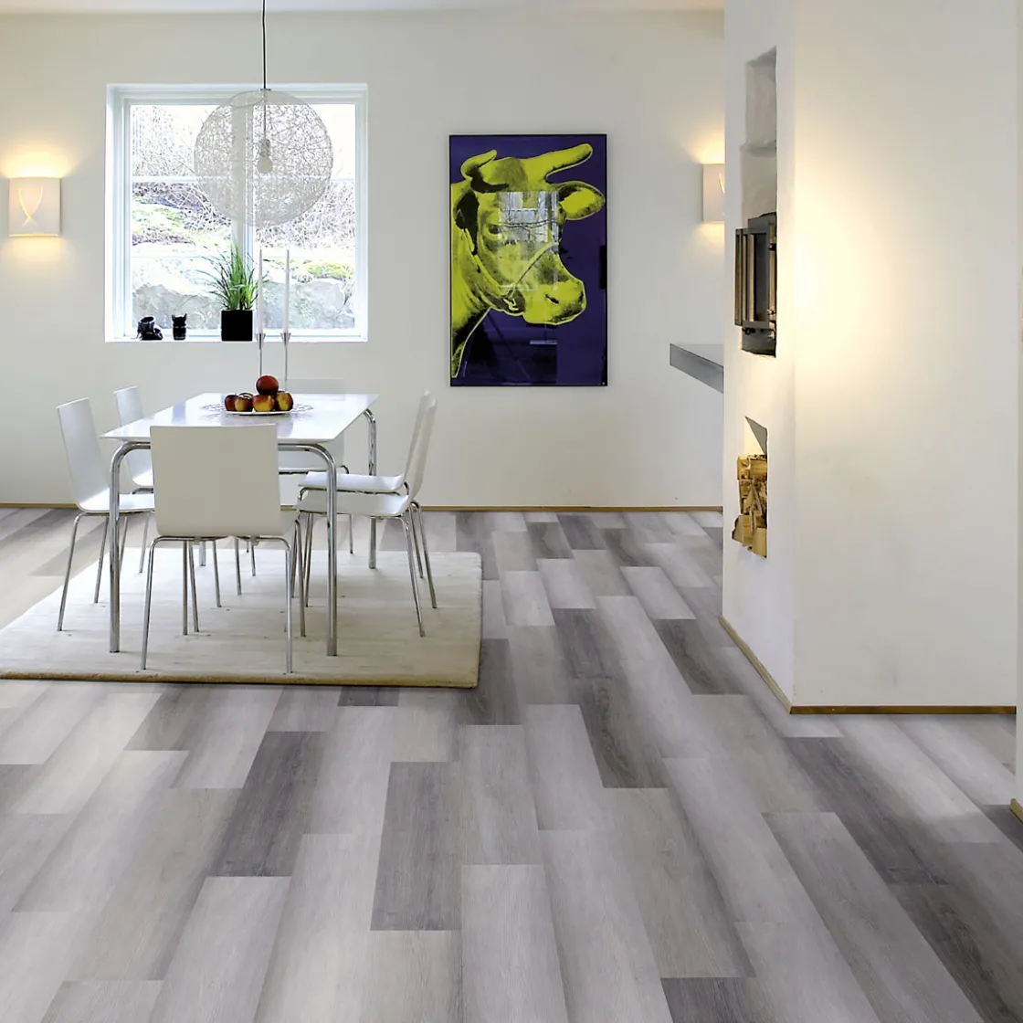 Vinyl SPC Eiche Grauwald 1220 x 181 x 4,5mm ^ Online