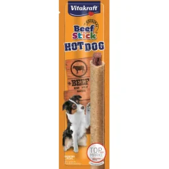 Vita Dog Beef-Stick Hot Dog Rind 1St. ^ Vitakraft Clearance
