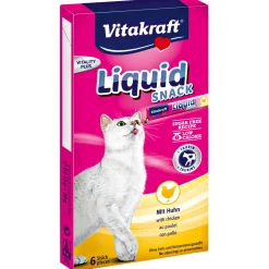 Katzensnack Liquid SNACK Huhn und Taurin 6 x 15 g ^ Vitakraft Clearance