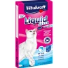 Katzensnack Liquid SNACK Lachs und Omega 3 6 x 15 g ^ Vitakraft Best