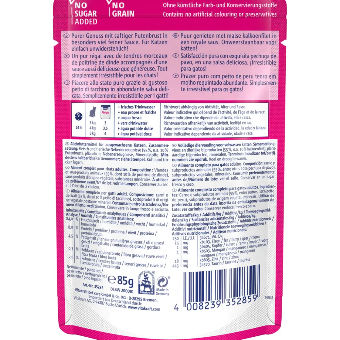 Poesie Delice Sauce Pouch Putenbrust 85g ^ Vitakraft