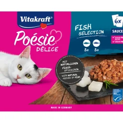 Poesie DeliSauce Multipack Fisch 6 x 85g ^ Vitakraft Online