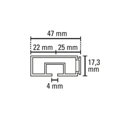 Vorhangschiene GE 1 250cm weiß ^ Gardinia Clearance