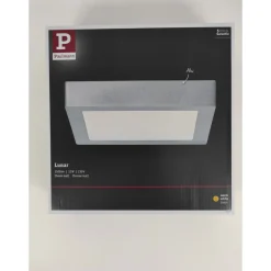 WallCeiling Lunar LED-Panel 225x225 mm15,4W 230V Chrom matt Alu ^ Paulmann New