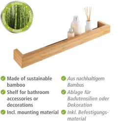 Wandablage 60 cm Bambusa ^ Wenko Best