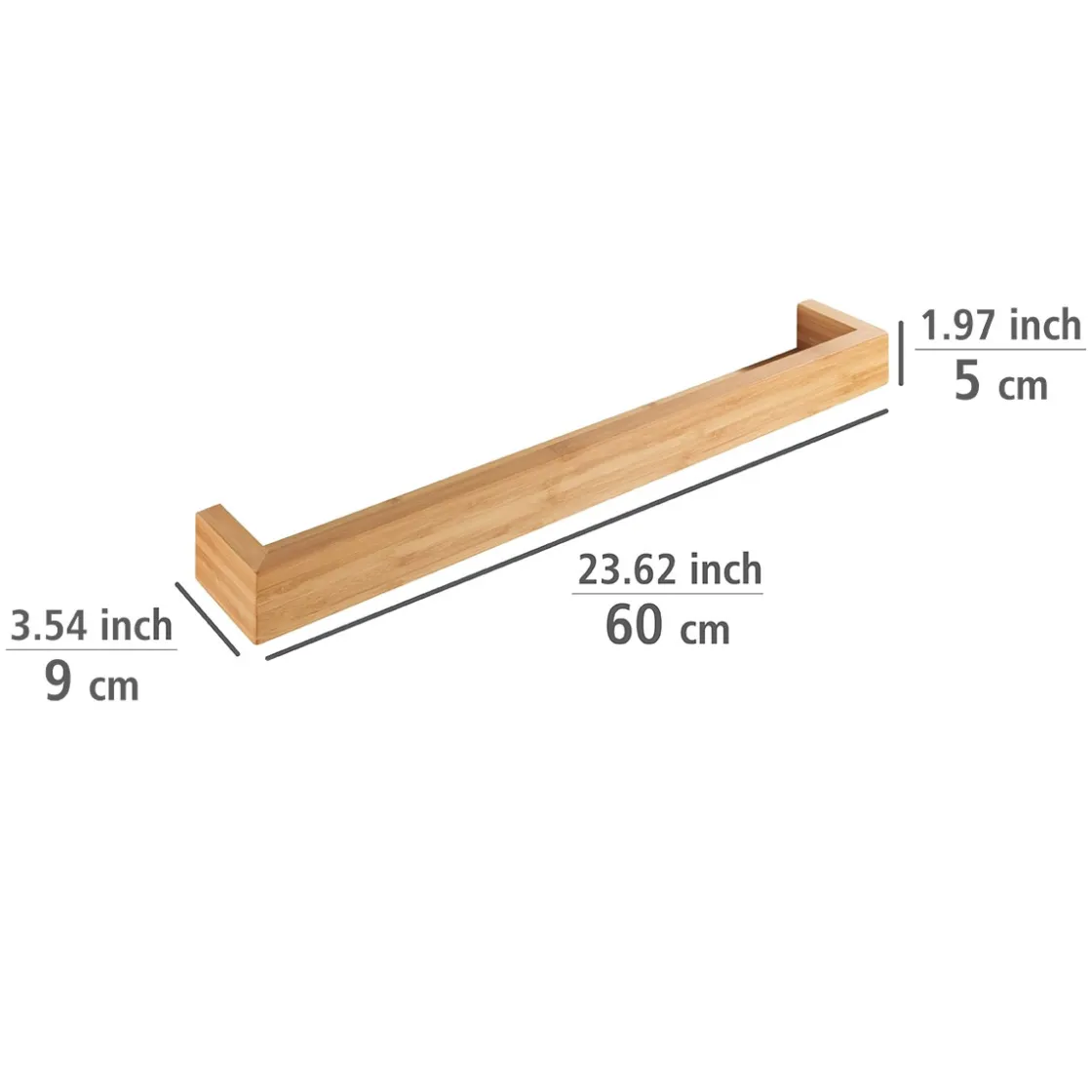 Wandablage 60 cm Bambusa ^ Wenko Best