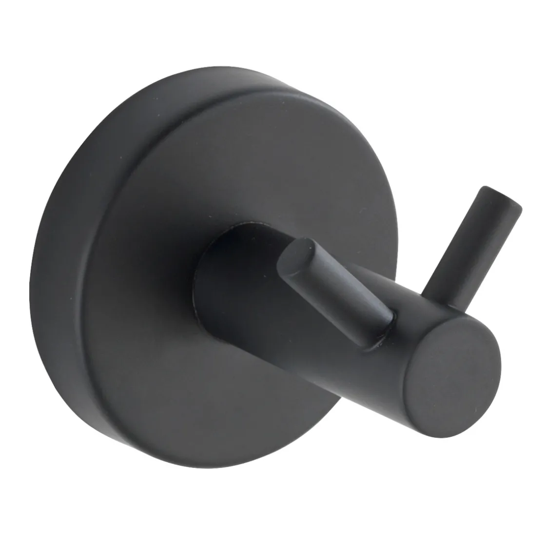 Wandhaken Duo, Bosio Black, E/S, matt ^ Wenko Hot